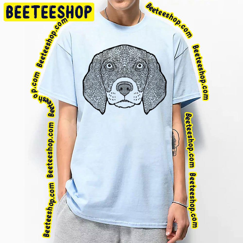 Beagle Detailed Dogs Illustration Trending Unisex T-Shirt Beagle Detailed Dogs Illustration Trending Unisex T-Shirt