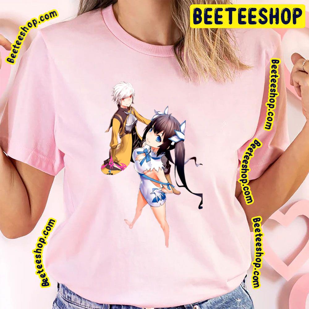 Bell Cranell & Hestia Dungeon Is It Wrong To Try To Pick Up Girls In A Dungeon Trending Unisex T-Shirt Bell Cranell & Hestia Dungeon Is It Wrong To Try To Pick Up Girls In A Dungeon Trending Unisex T-Shirt