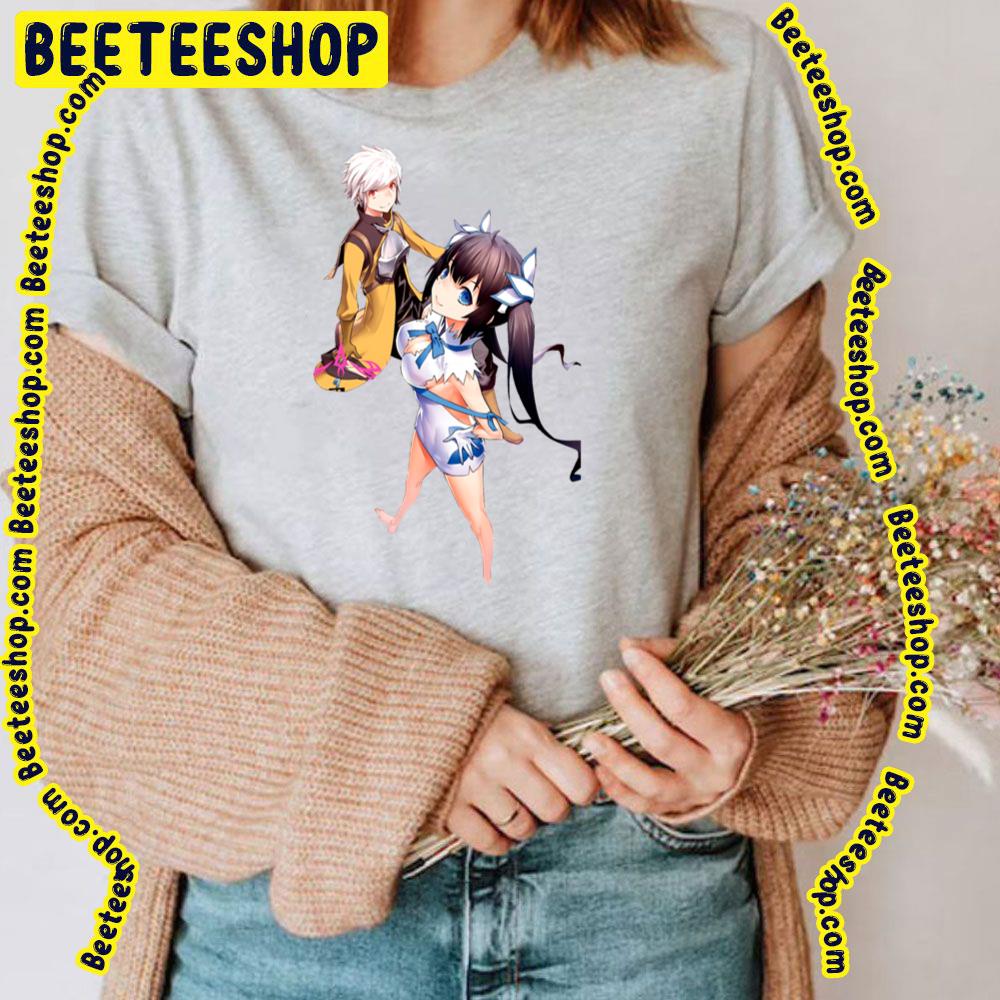 Bell Cranell & Hestia Dungeon Is It Wrong To Try To Pick Up Girls In A Dungeon Trending Unisex T-Shirt Bell Cranell & Hestia Dungeon Is It Wrong To Try To Pick Up Girls In A Dungeon Trending Unisex T-Shirt