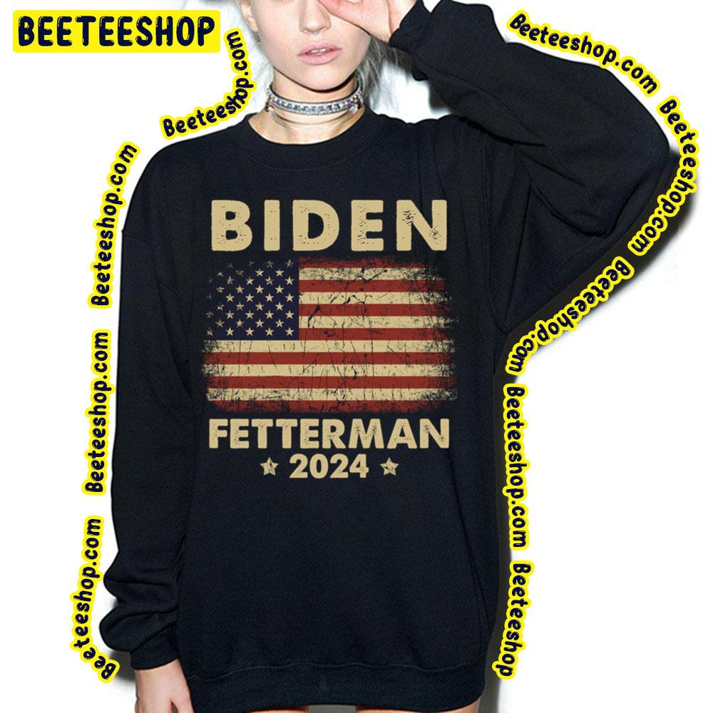 Biden Fetterman 2024 Election For President Unisex T-Shirt Biden Fetterman 2024 Election For President Unisex T-Shirt