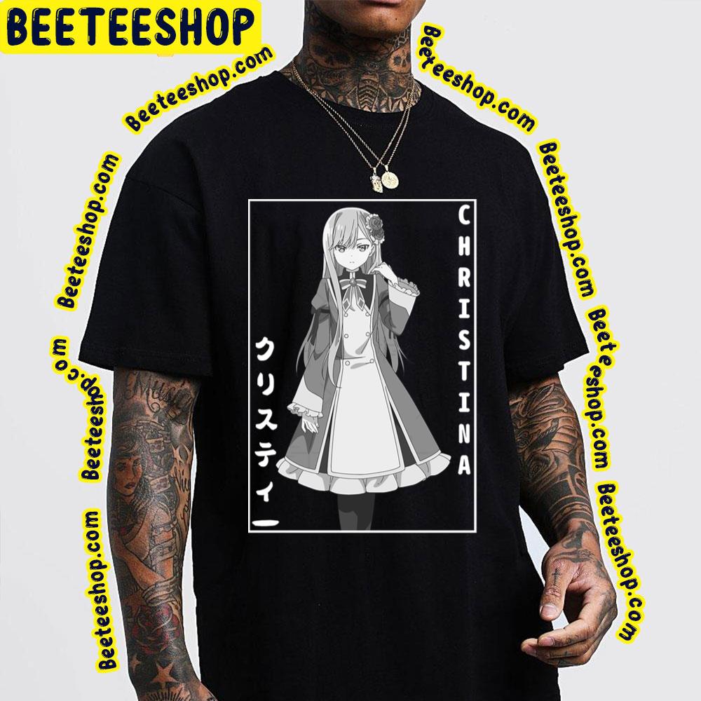 Black White Art Christina クリスティーナ Seirei Gensouki Seirei Gensouki Spirit Chronicles Trending Unisex T-Shirt Black White Art Christina クリスティーナ Seirei Gensouki Seirei Gensouki Spirit Chronicles Trending Unisex T-Shirt
