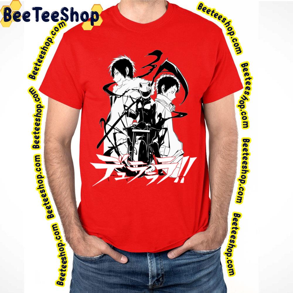 Black White Art Durarara Trending Unisex T-Shirt Black White Art Durarara Trending Unisex T-Shirt