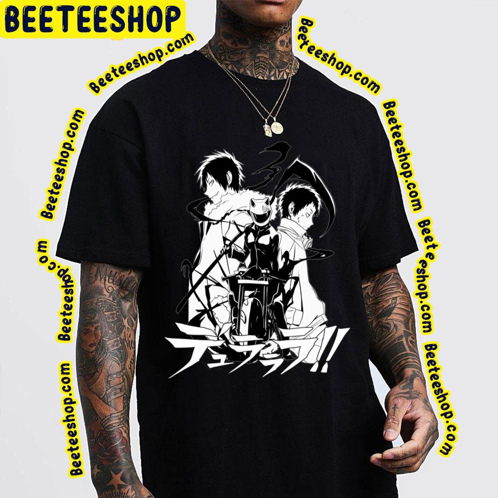 Black White Art Durarara Trending Unisex T-Shirt Black White Art Durarara Trending Unisex T-Shirt