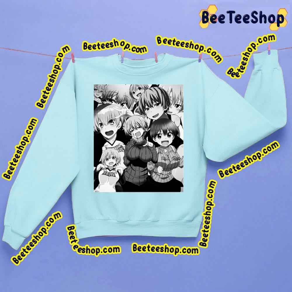 Black White Cute Emotion Hana Uzaki-Chan Wants To Hang Out Trending Unisex Sweatshirt Black White Cute Emotion Hana Uzaki-Chan Wants To Hang Out Trending Unisex Sweatshirt