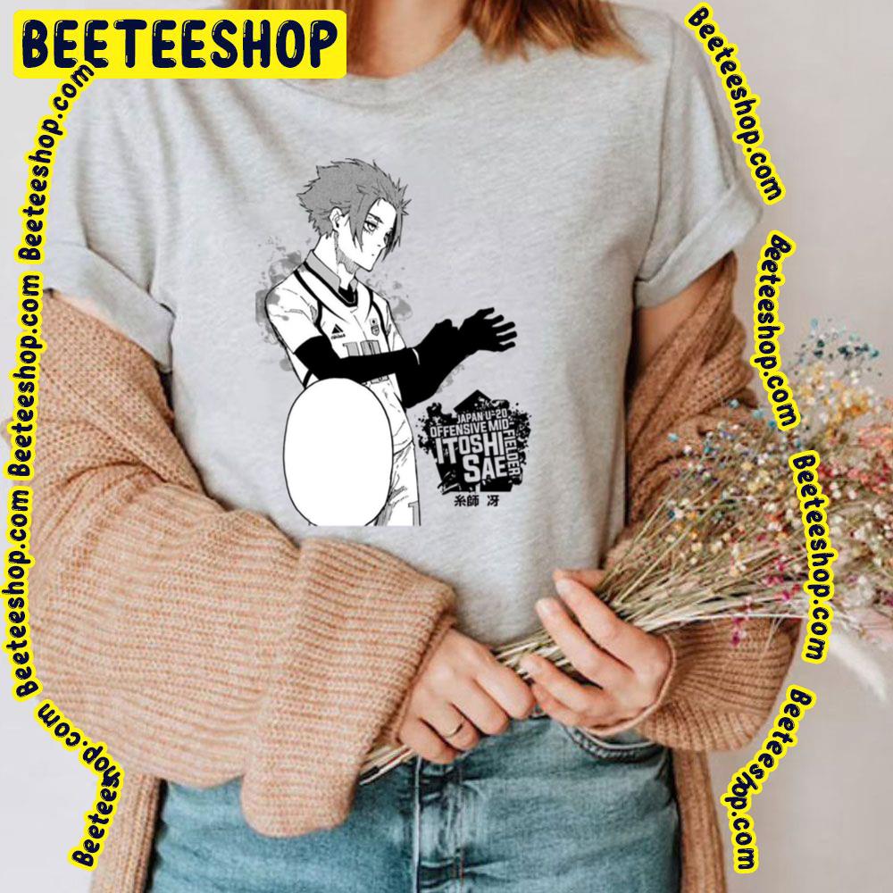 Black White Itoshi Sae Blue Lock Trending Unisex T-Shirt Black White Itoshi Sae Blue Lock Trending Unisex T-Shirt