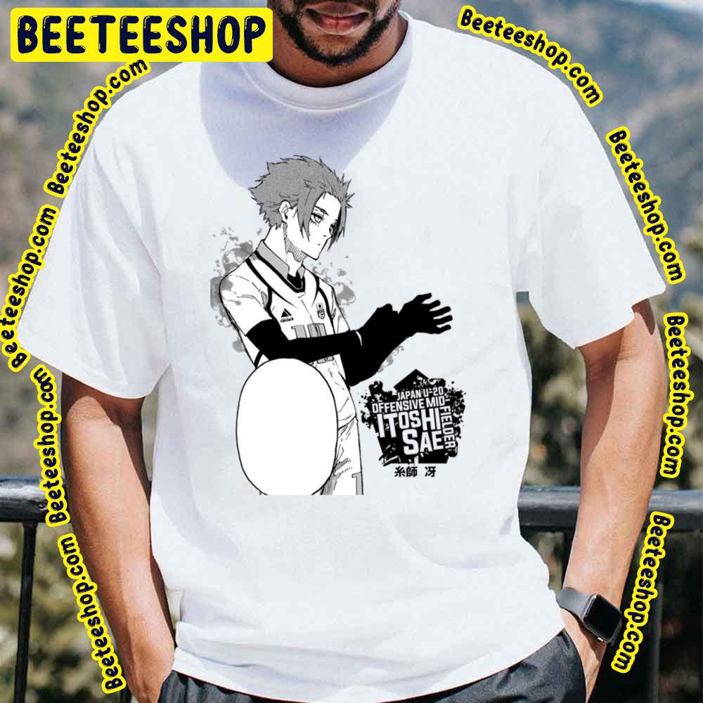 Black White Itoshi Sae Blue Lock Trending Unisex T-Shirt Black White Itoshi Sae Blue Lock Trending Unisex T-Shirt