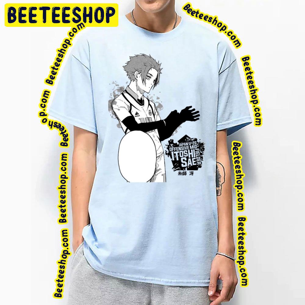 Black White Itoshi Sae Blue Lock Trending Unisex T-Shirt Black White Itoshi Sae Blue Lock Trending Unisex T-Shirt
