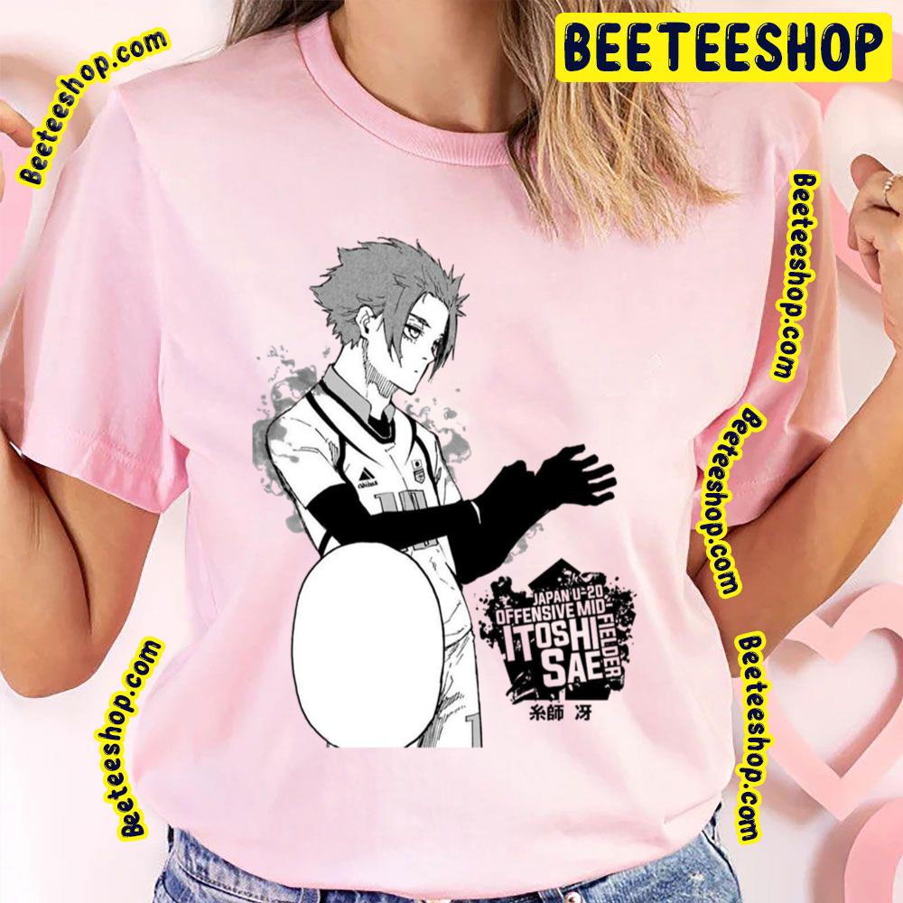Black White Itoshi Sae Blue Lock Trending Unisex T-Shirt Black White Itoshi Sae Blue Lock Trending Unisex T-Shirt