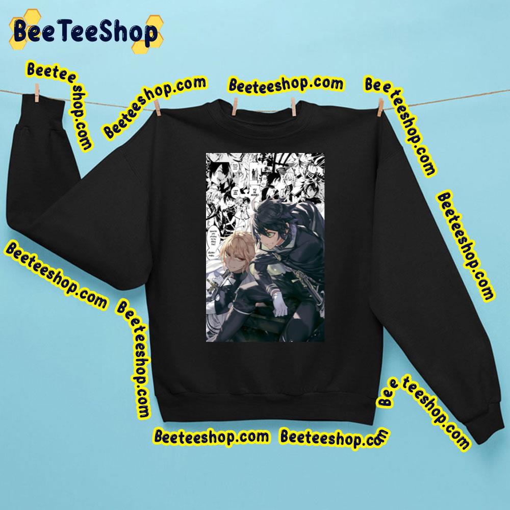 Black White Wallpaper Owari No Seraph Trending Unisex Sweatshirt Black White Wallpaper Owari No Seraph Trending Unisex Sweatshirt