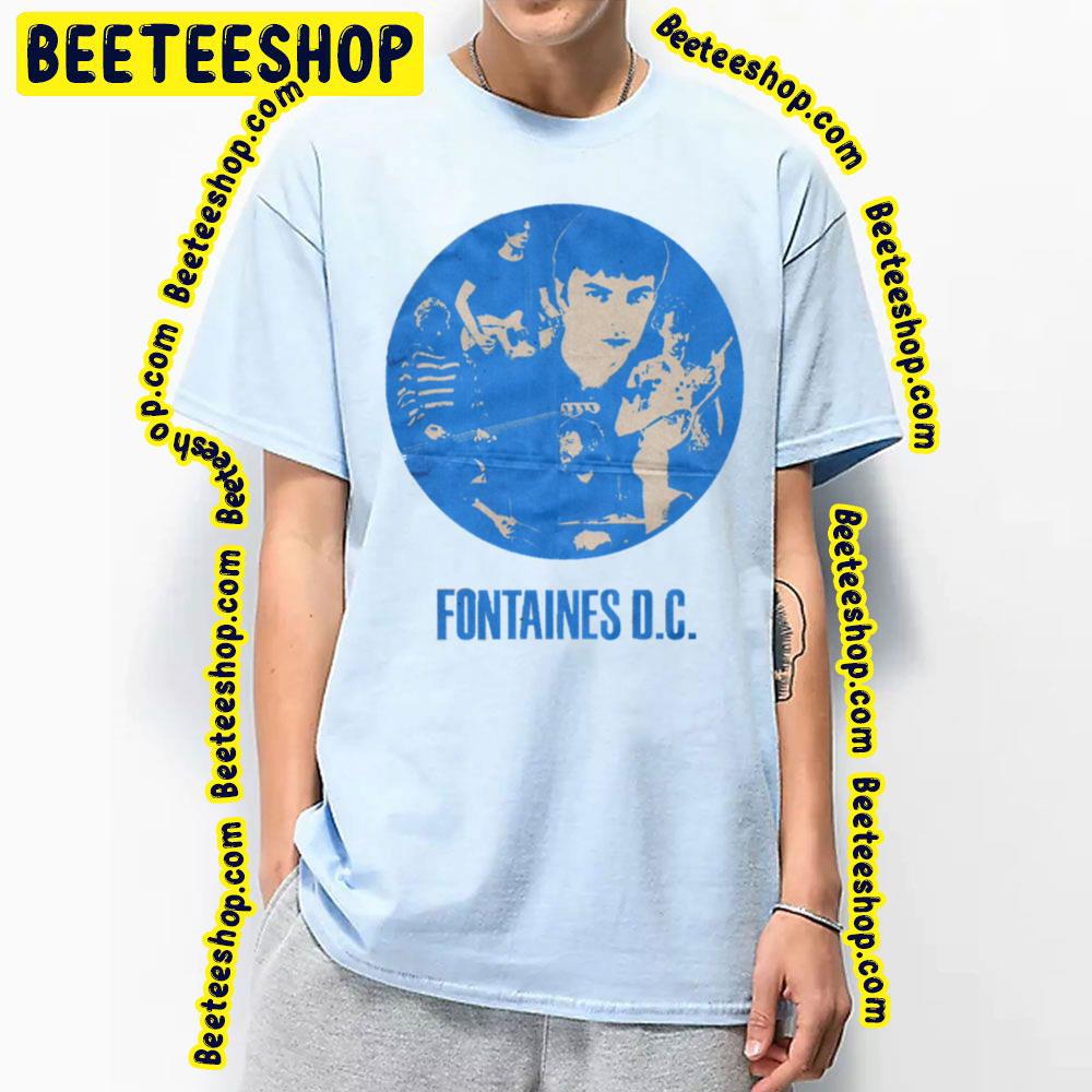 Blue Retro Fontaines Dc Trending Unisex T-Shirt Blue Retro Fontaines Dc Trending Unisex T-Shirt