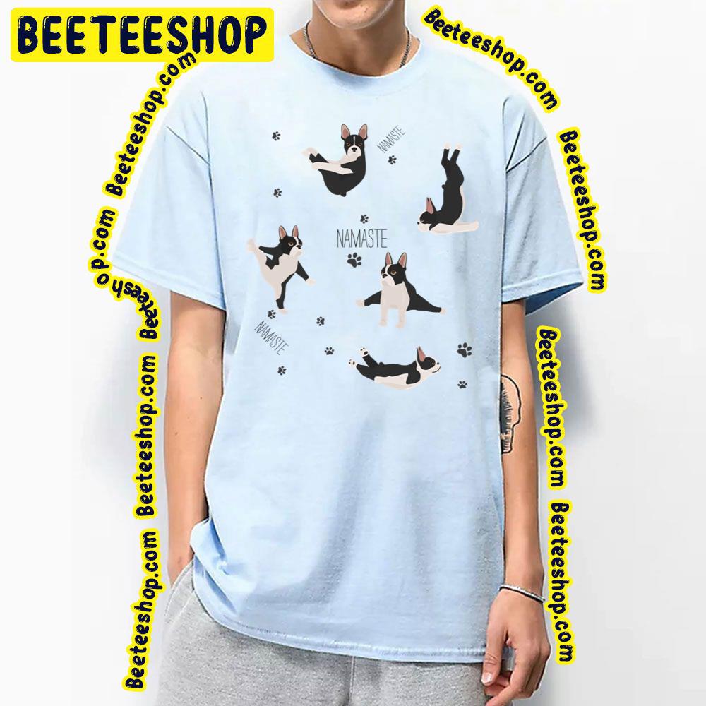 Boston Terrier Yoga Trending Unisex T-Shirt Boston Terrier Yoga Trending Unisex T-Shirt