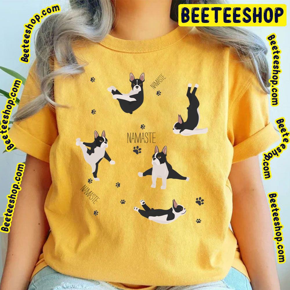 Boston Terrier Yoga Trending Unisex T-Shirt Boston Terrier Yoga Trending Unisex T-Shirt
