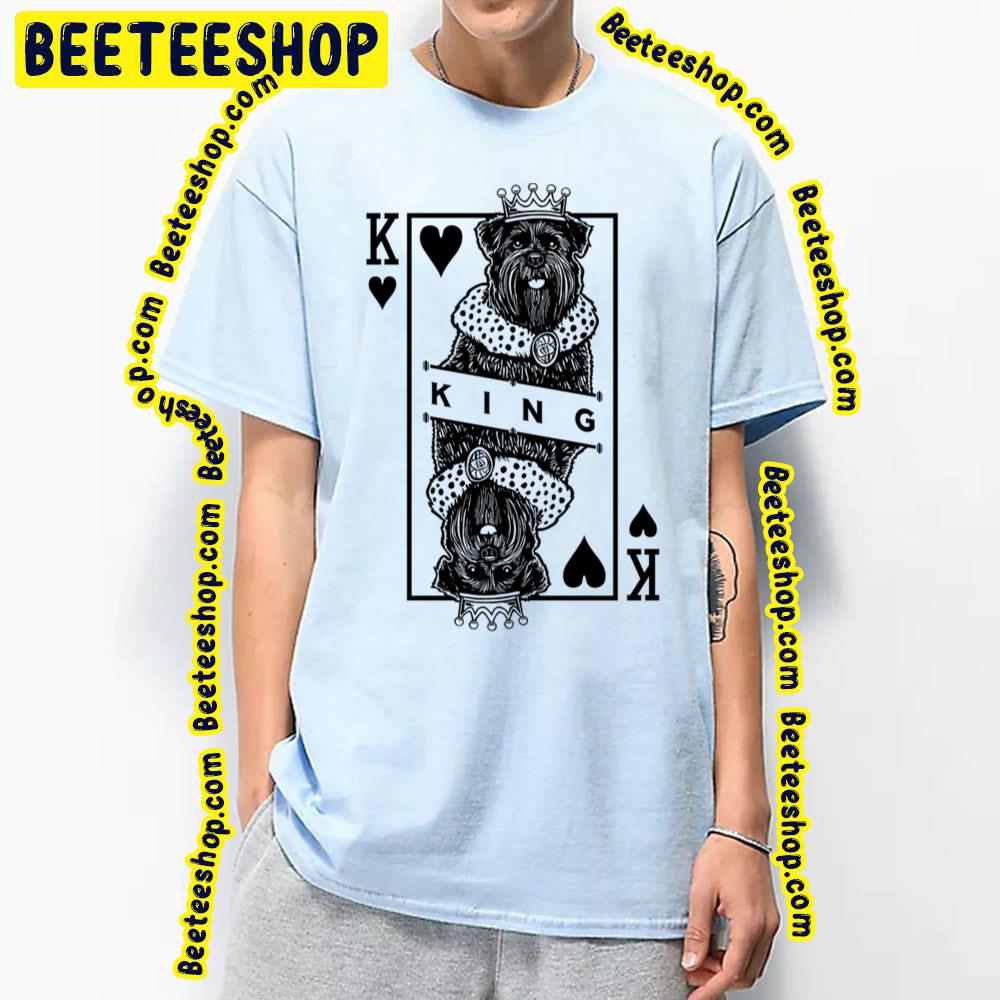 Bouvier Des Flandres King Of Hearts Trending Unisex T-Shirt Bouvier Des Flandres King Of Hearts Trending Unisex T-Shirt