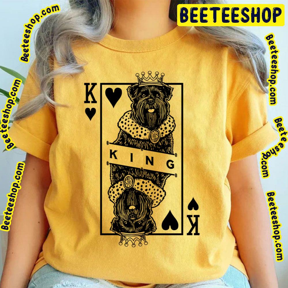 Bouvier Des Flandres King Of Hearts Trending Unisex T-Shirt Bouvier Des Flandres King Of Hearts Trending Unisex T-Shirt
