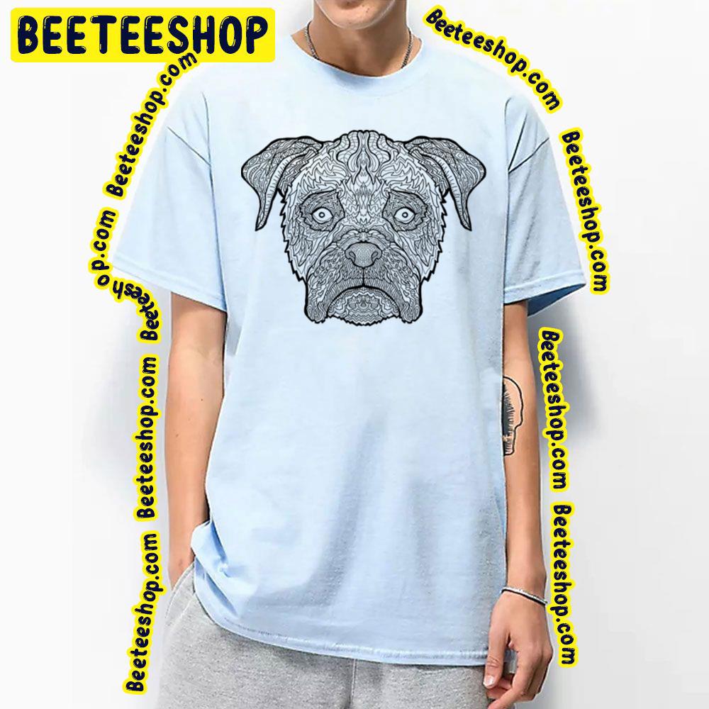 Boxer Dog Detailed Dogs Illustration Trending Unisex T-Shirt Boxer Dog Detailed Dogs Illustration Trending Unisex T-Shirt