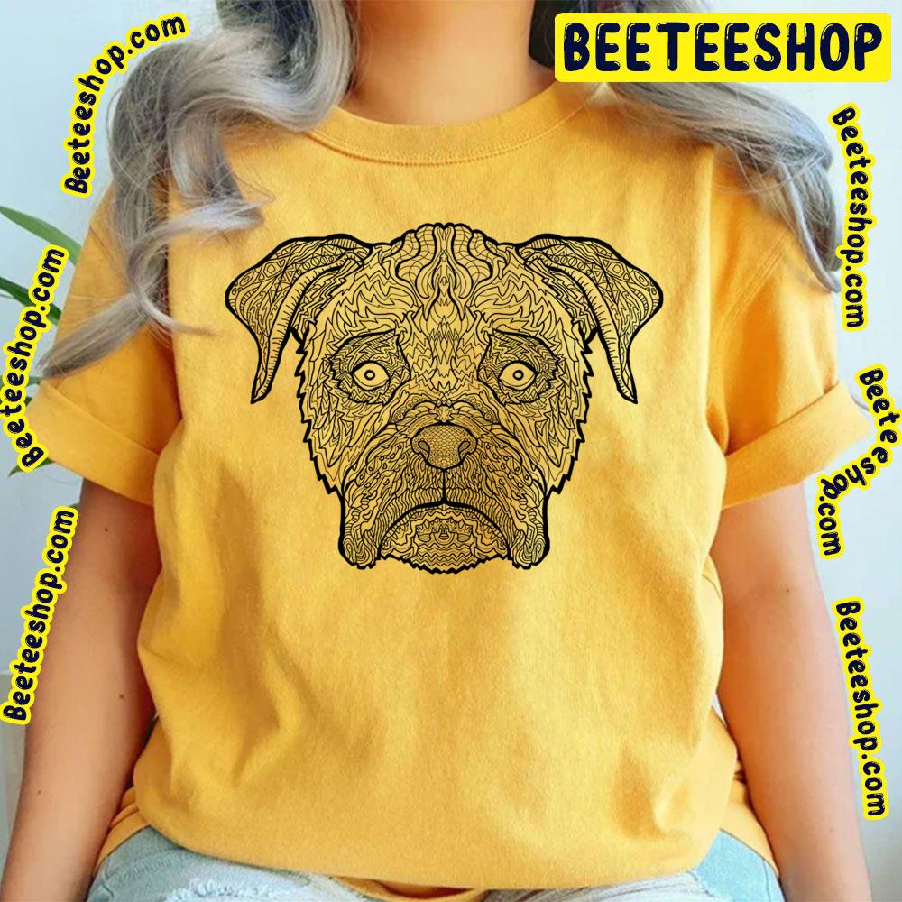 Boxer Dog Detailed Dogs Illustration Trending Unisex T-Shirt Boxer Dog Detailed Dogs Illustration Trending Unisex T-Shirt