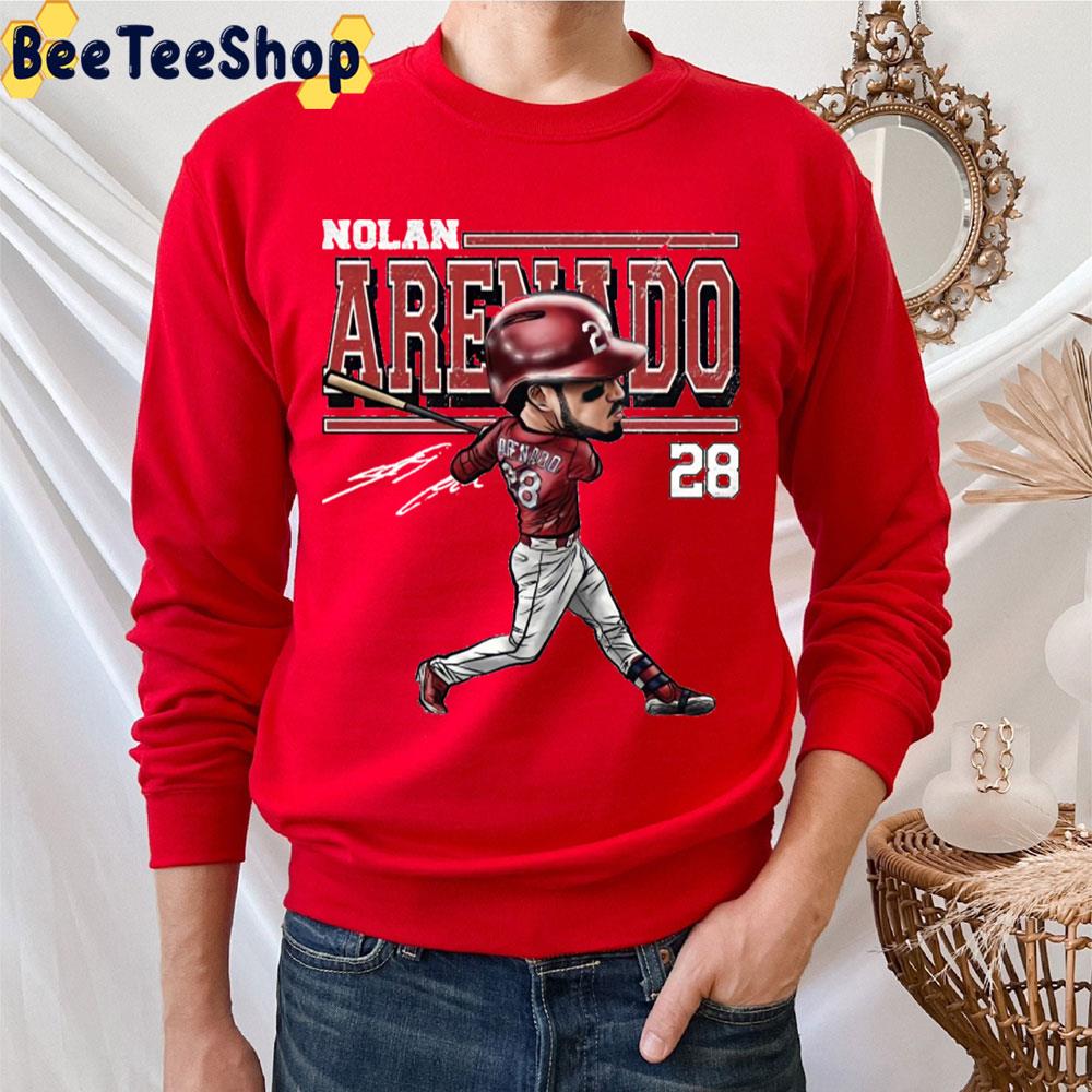 Cartoo 28 Nolan Arenado Baseball Trending Unisex T-Shirt Cartoo 28 Nolan Arenado Baseball Trending Unisex T-Shirt