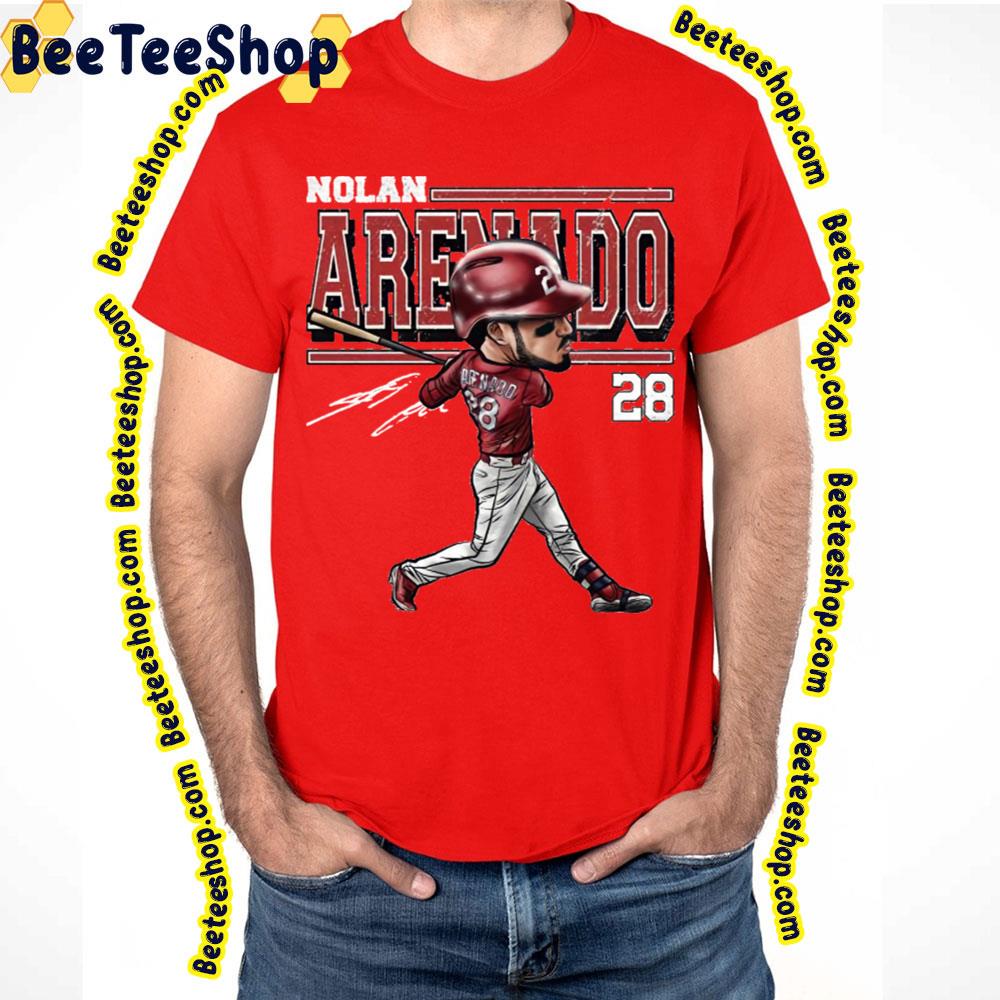 Cartoo 28 Nolan Arenado Baseball Trending Unisex T-Shirt Cartoo 28 Nolan Arenado Baseball Trending Unisex T-Shirt