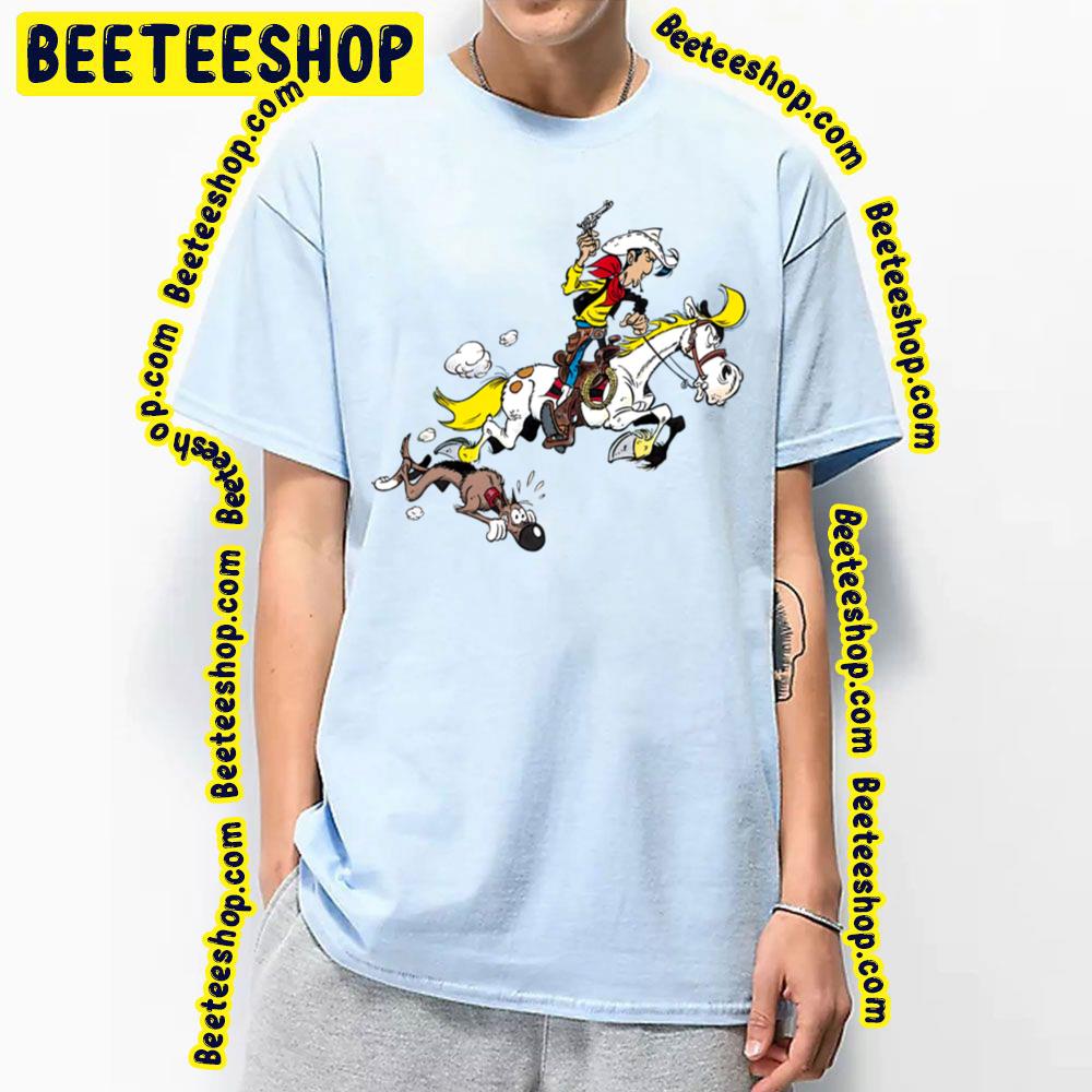Cartoon Lucky Luke Trending Unisex T-Shirt Cartoon Lucky Luke Trending Unisex T-Shirt