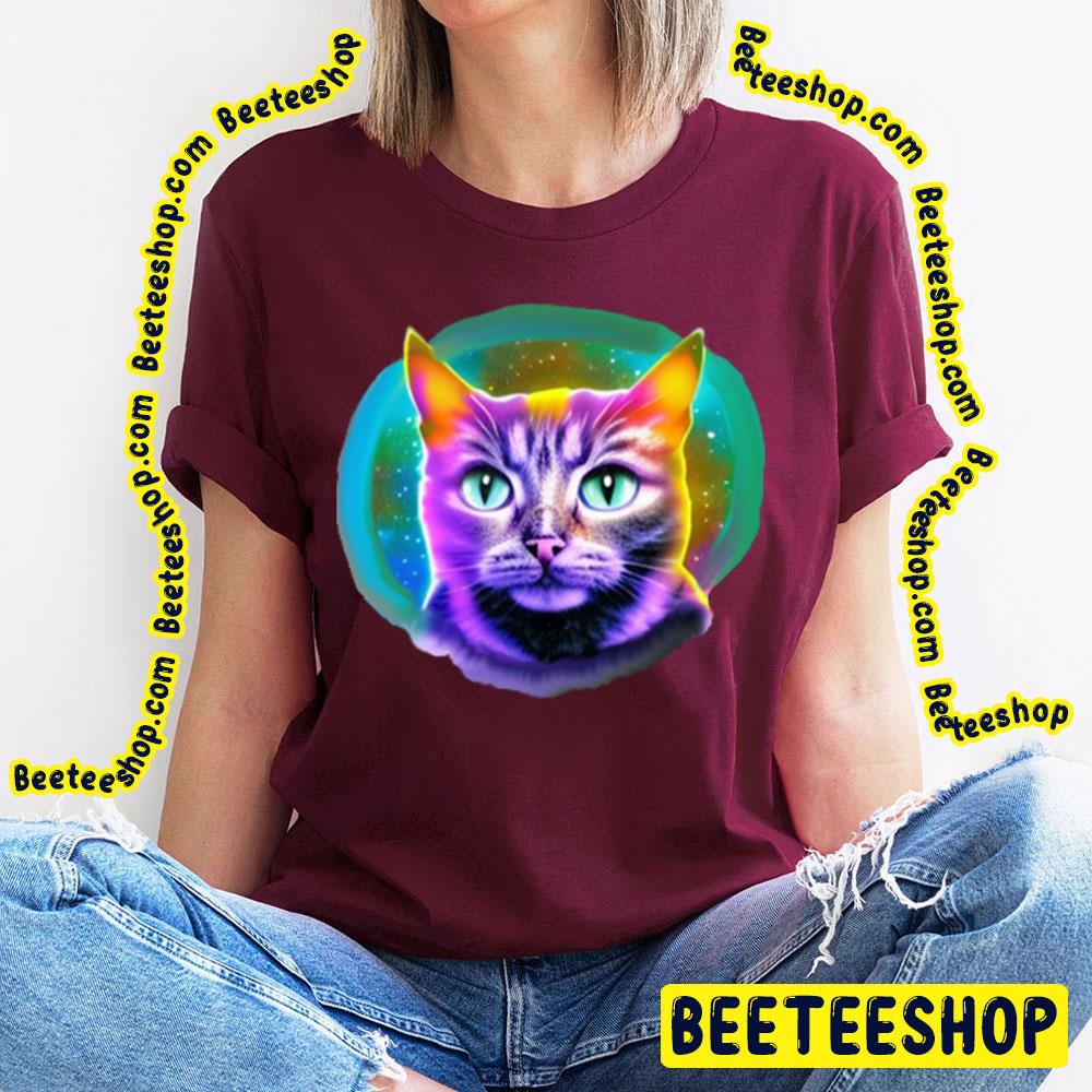Cat Universe Galaxy Colorful Trending Unisex T-Shirt Cat Universe Galaxy Colorful Trending Unisex T-Shirt