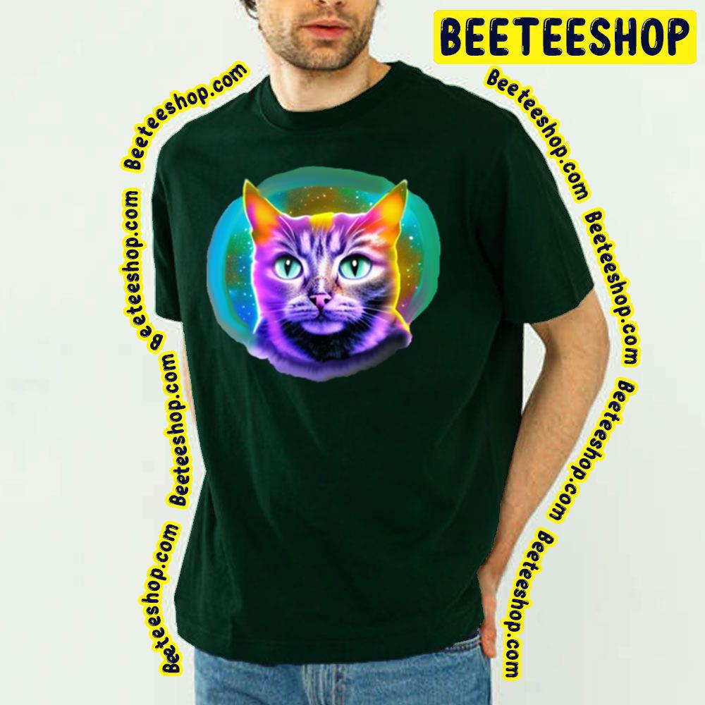 Cat Universe Galaxy Colorful Trending Unisex T-Shirt Cat Universe Galaxy Colorful Trending Unisex T-Shirt