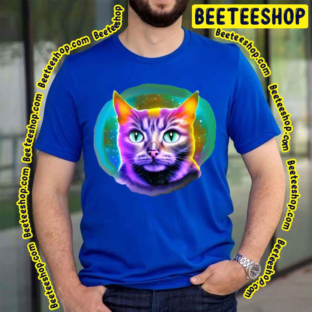 Cat Universe Galaxy Colorful Trending Unisex T-Shirt Cat Universe Galaxy Colorful Trending Unisex T-Shirt