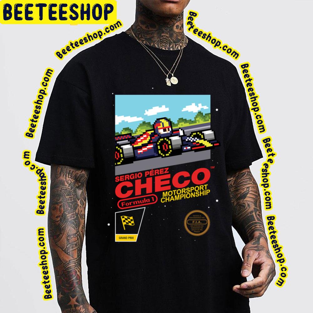 Checo Formula 1 F1 Videogame Trending Unisex T-Shirt Checo Formula 1 F1 Videogame Trending Unisex T-Shirt
