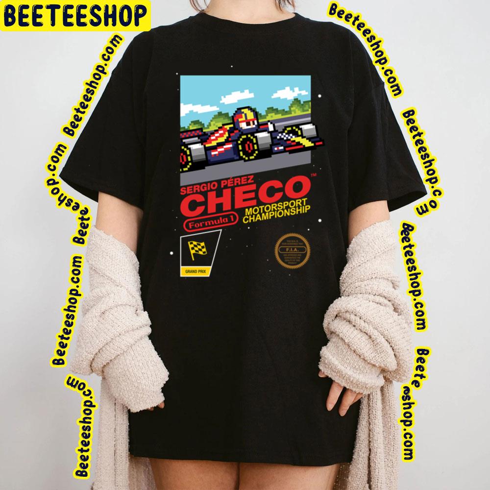 Checo Formula 1 F1 Videogame Trending Unisex T-Shirt Checo Formula 1 F1 Videogame Trending Unisex T-Shirt