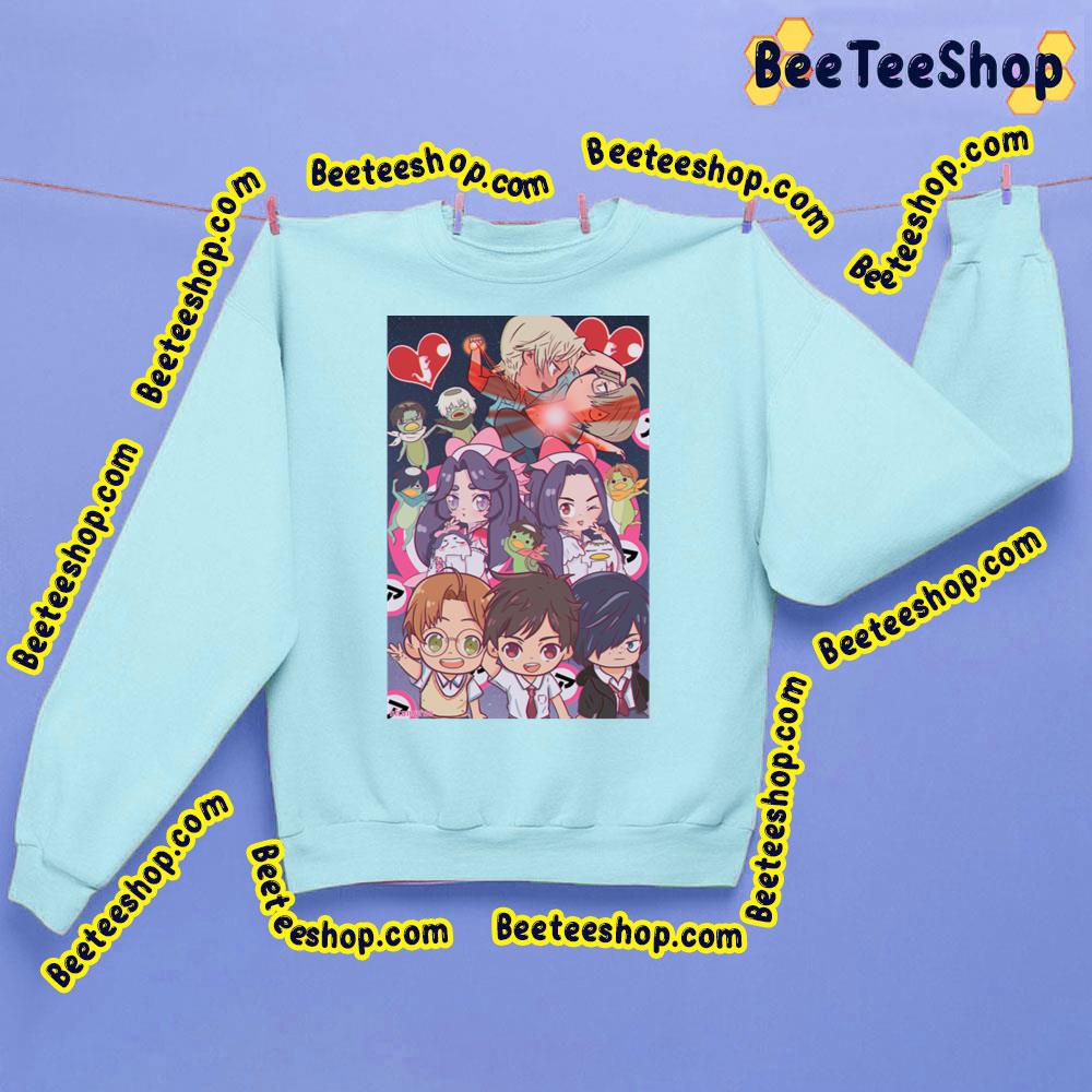 Chibi Art Sarazanmai Trending Unisex Sweatshirt Chibi Art Sarazanmai Trending Unisex Sweatshirt
