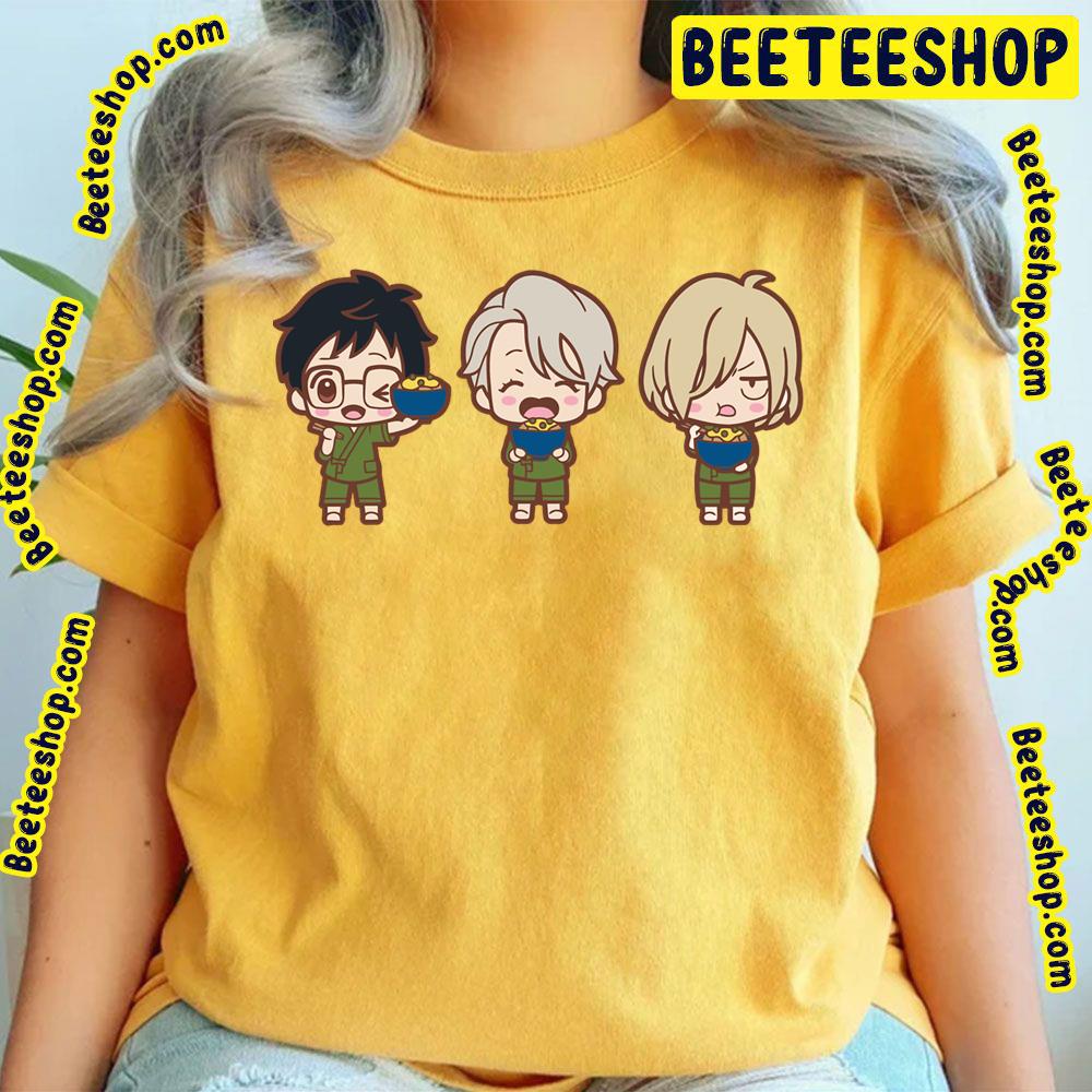 Chibi Victuuri Katsudon Trending Unisex T-Shirt Chibi Victuuri Katsudon Trending Unisex T-Shirt