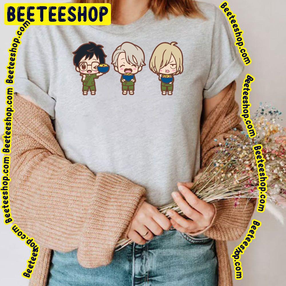 Chibi Victuuri Katsudon Trending Unisex T-Shirt Chibi Victuuri Katsudon Trending Unisex T-Shirt