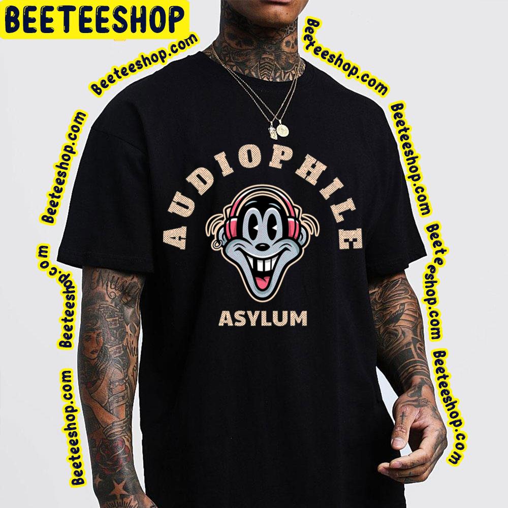 Crazy Headphones Audiophile Asylum Trending Unisex T-Shirt Crazy Headphones Audiophile Asylum Trending Unisex T-Shirt