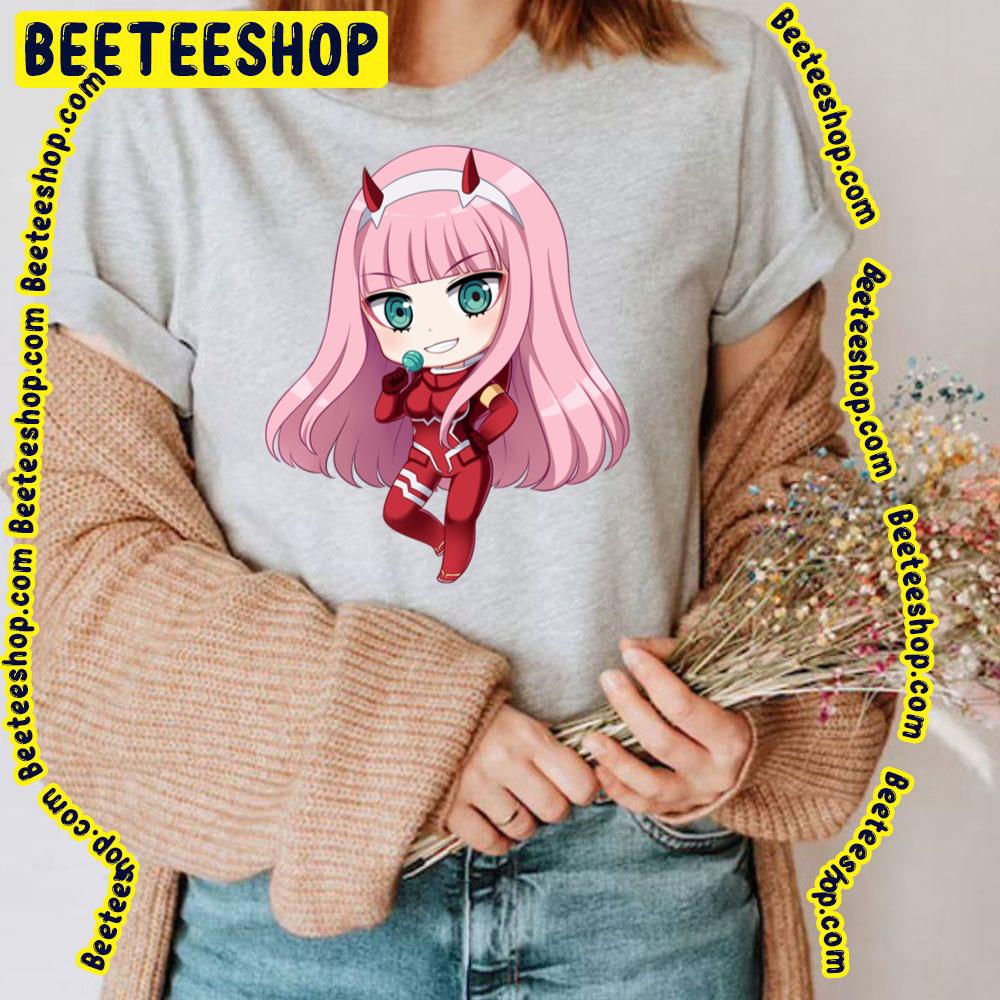 Cute Chibi Zero Darling In The Franxx Trending Unisex T-Shirt Cute Chibi Zero Darling In The Franxx Trending Unisex T-Shirt