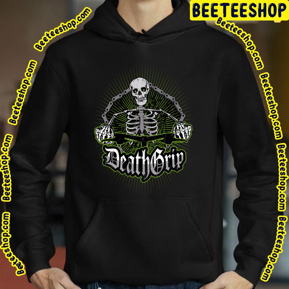 Death Grip Skeleton Racing Trending Unisex T-Shirt Death Grip Skeleton Racing Trending Unisex T-Shirt