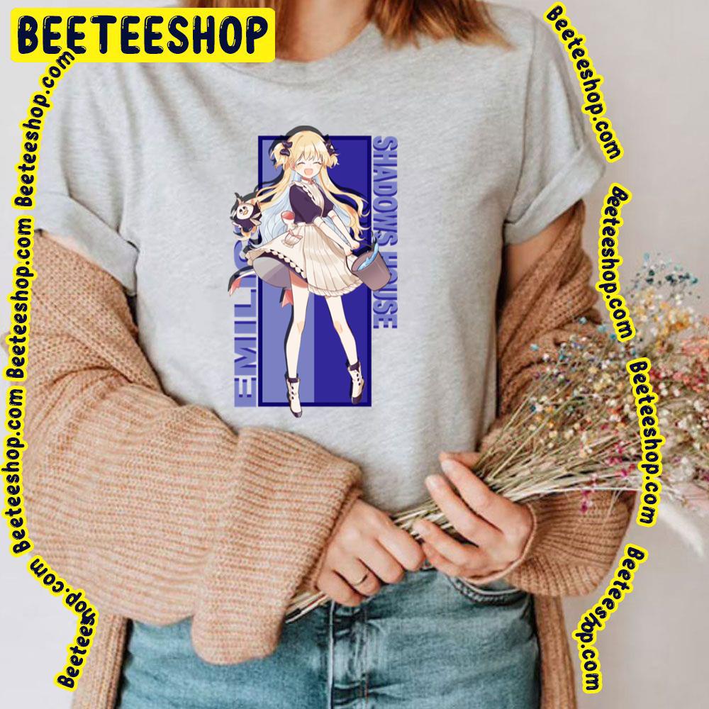 Emilico Shadows House Blue Vintage Trending Unisex T-Shirt Emilico Shadows House Blue Vintage Trending Unisex T-Shirt