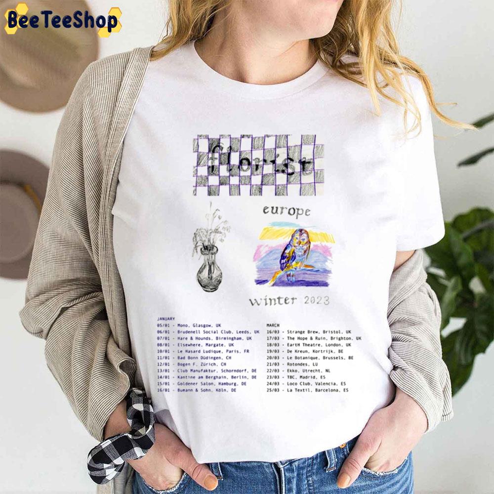 Europe Winter 2023 Florist Trending Unisex T-Shirt Europe Winter 2023 Florist Trending Unisex T-Shirt