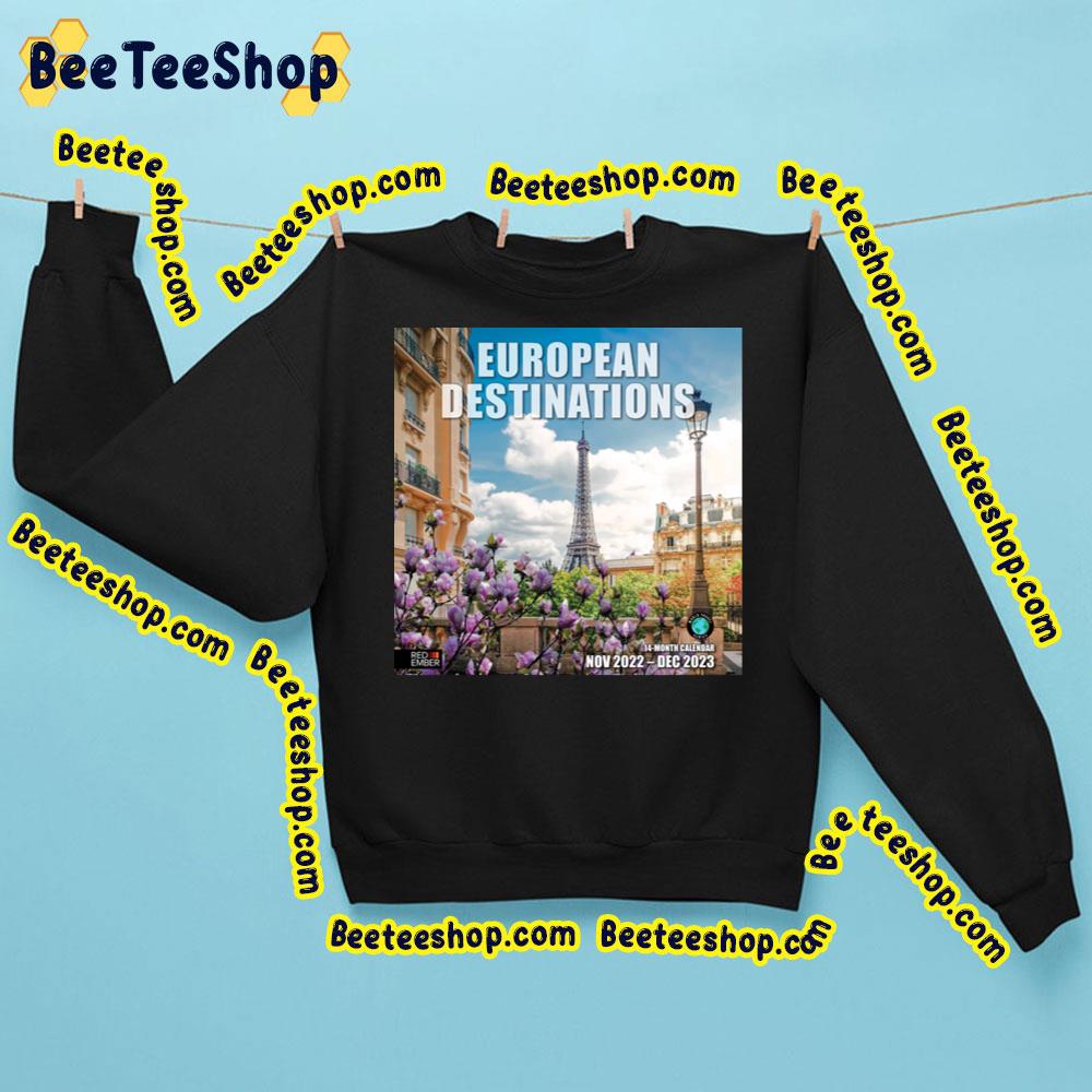 European Destinations 2022 2023 Unisex Sweatshirt European Destinations 2022 2023 Unisex Sweatshirt