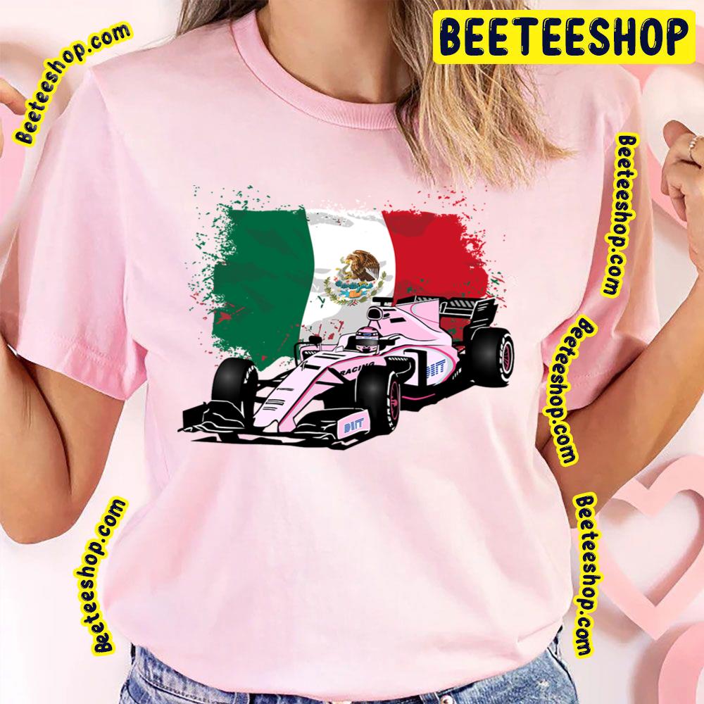 Formula 1 Racing Mexico Flag Trending Unisex T-Shirt Formula 1 Racing Mexico Flag Trending Unisex T-Shirt