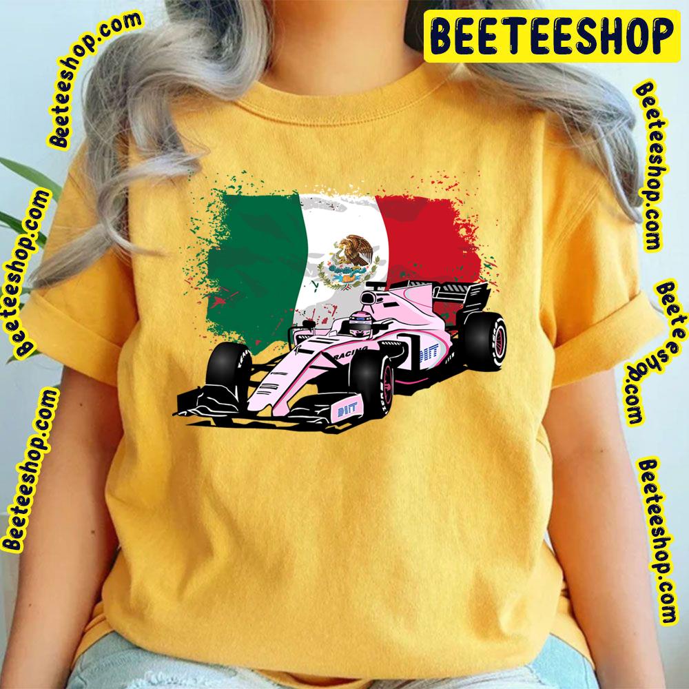 Formula 1 Racing Mexico Flag Trending Unisex T-Shirt Formula 1 Racing Mexico Flag Trending Unisex T-Shirt