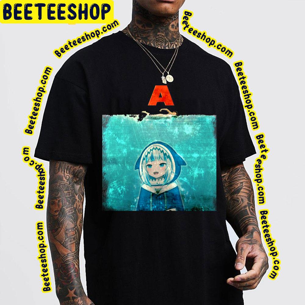 Gawr Gura Hololive Horror Art Trending Unisex T-Shirt Gawr Gura Hololive Horror Art Trending Unisex T-Shirt