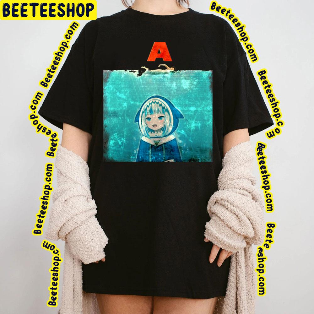 Gawr Gura Hololive Horror Art Trending Unisex T-Shirt Gawr Gura Hololive Horror Art Trending Unisex T-Shirt
