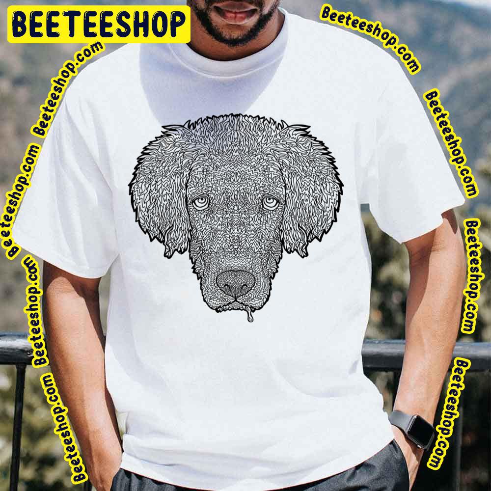 Golden Retriever Detailed Dogs Illustration Trending Unisex T-Shirt Golden Retriever Detailed Dogs Illustration Trending Unisex T-Shirt