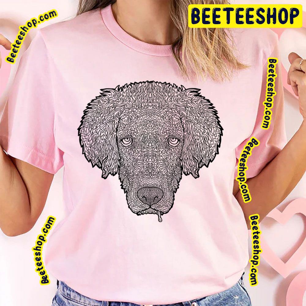 Golden Retriever Detailed Dogs Illustration Trending Unisex T-Shirt Golden Retriever Detailed Dogs Illustration Trending Unisex T-Shirt