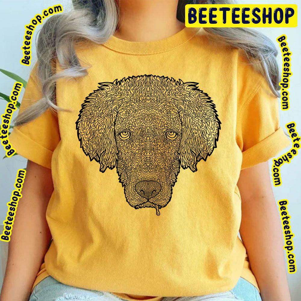 Golden Retriever Detailed Dogs Illustration Trending Unisex T-Shirt Golden Retriever Detailed Dogs Illustration Trending Unisex T-Shirt