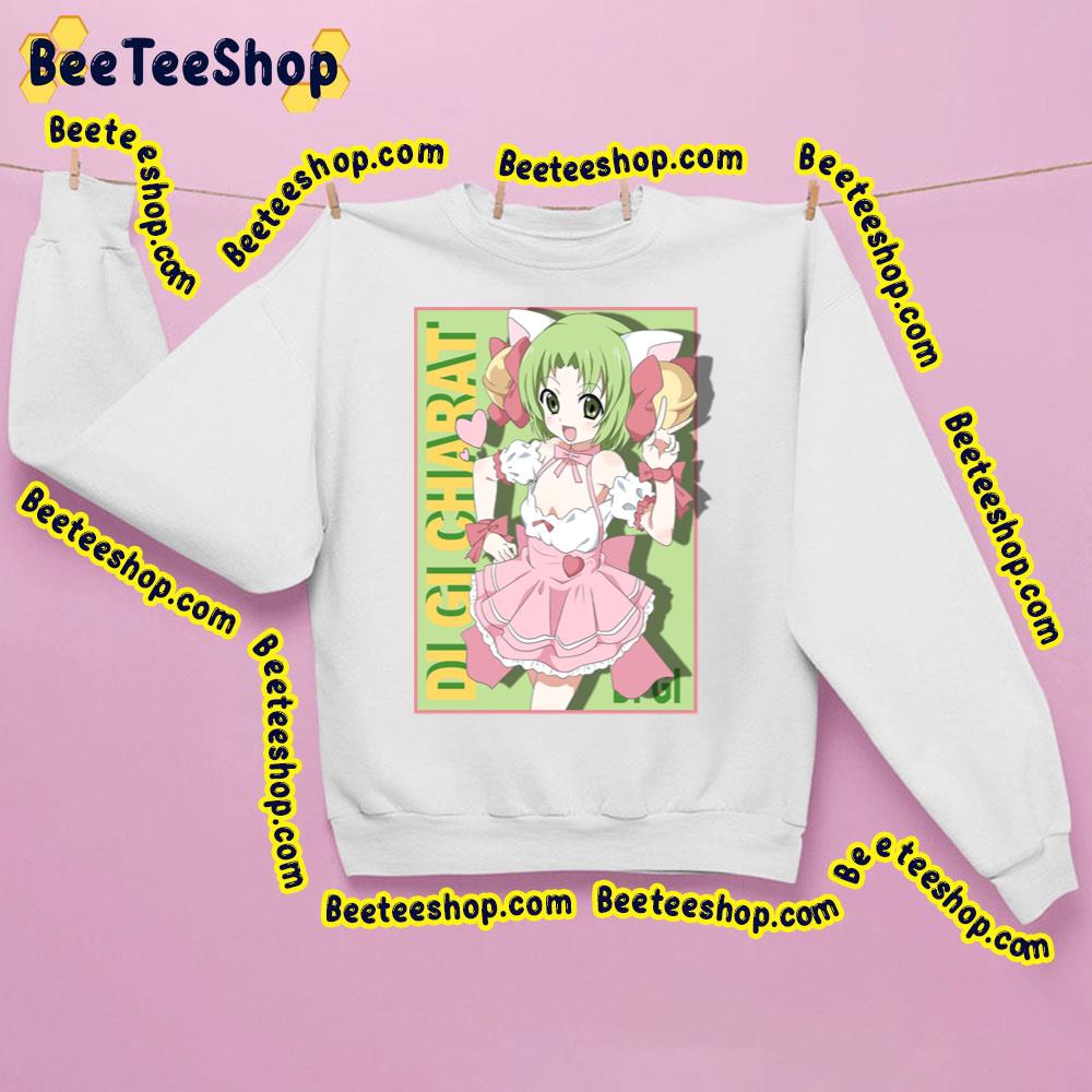 Green Pink Art Dejiko Di Gi Charat Trending Unisex Sweatshirt Green Pink Art Dejiko Di Gi Charat Trending Unisex Sweatshirt