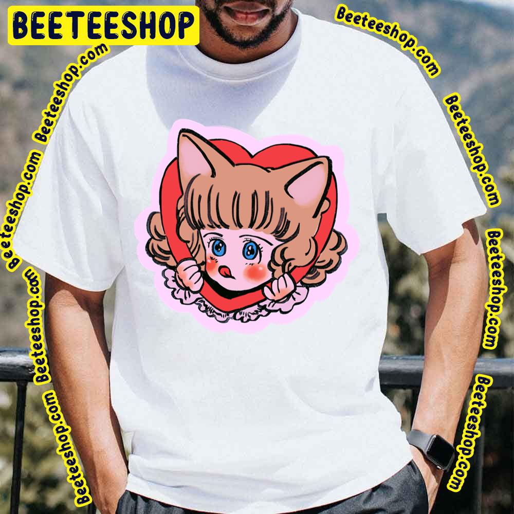 Heart Chibi Neko The Star Of Cottonland Trending Unisex T-Shirt Heart Chibi Neko The Star Of Cottonland Trending Unisex T-Shirt