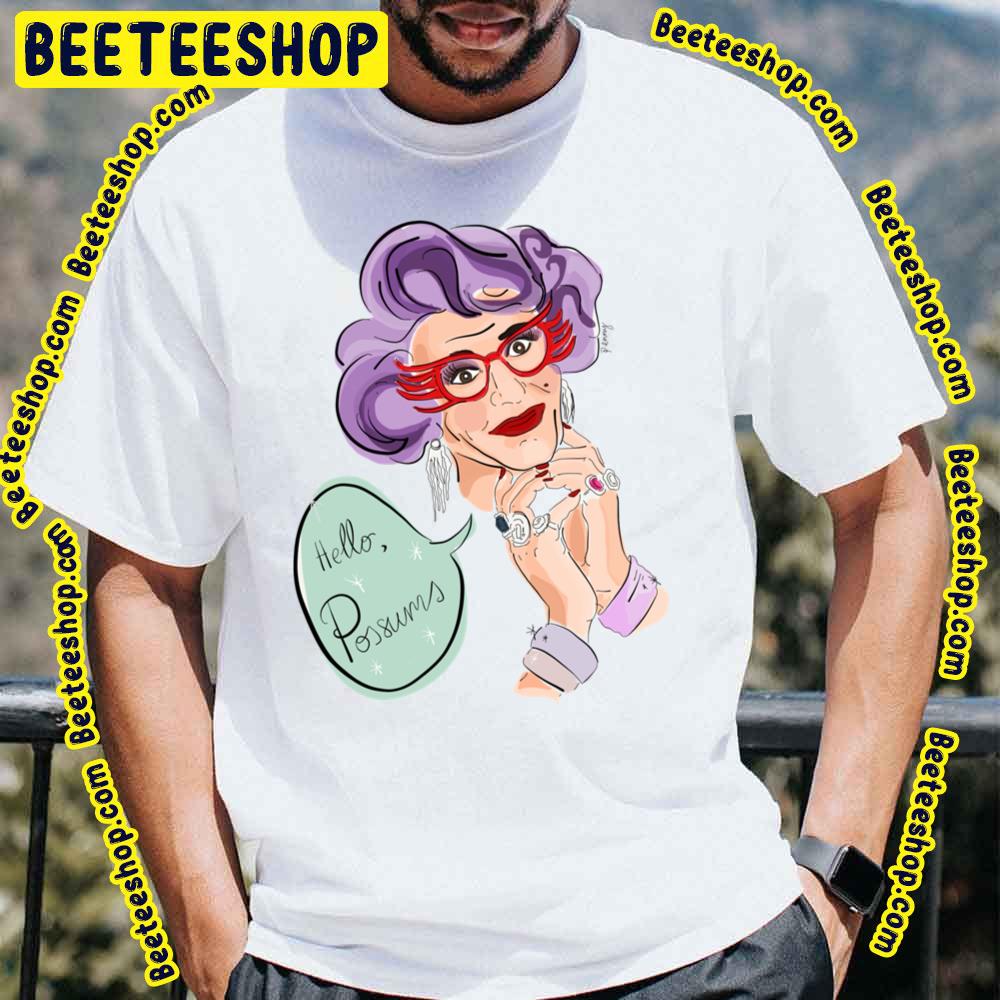 Hello Possums Barry Humphries Unisex T-Shirt Hello Possums Barry Humphries Unisex T-Shirt