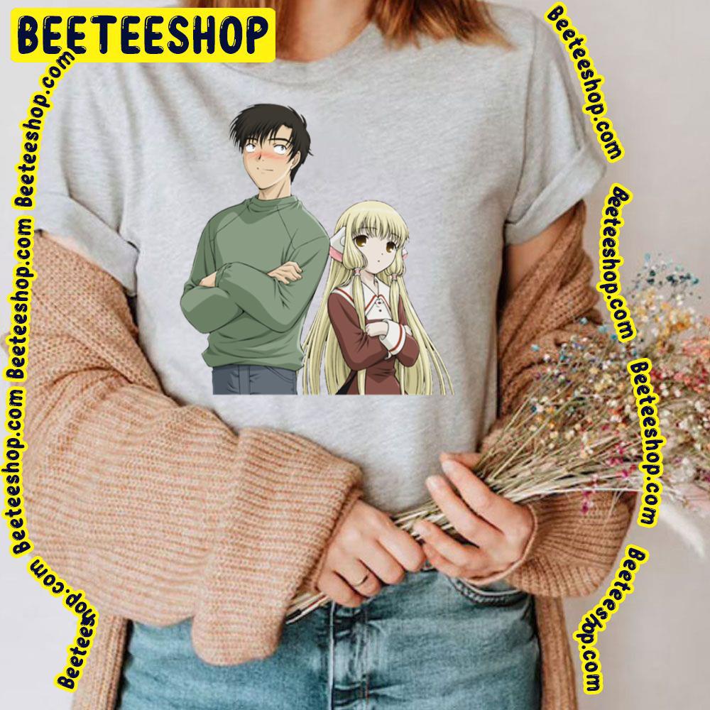 Hideki Motosuwa And Chii Chobits Trending Unisex T-Shirt Hideki Motosuwa And Chii Chobits Trending Unisex T-Shirt