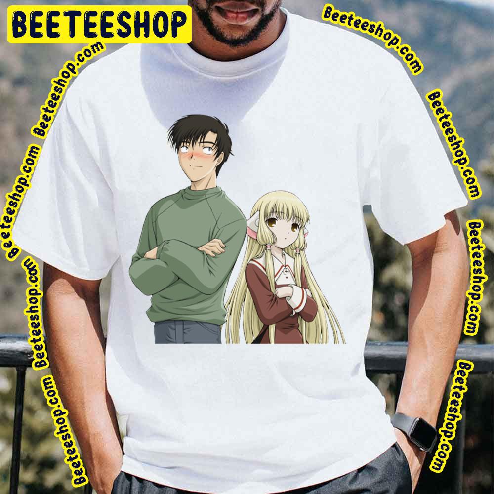 Hideki Motosuwa And Chii Chobits Trending Unisex T-Shirt Hideki Motosuwa And Chii Chobits Trending Unisex T-Shirt