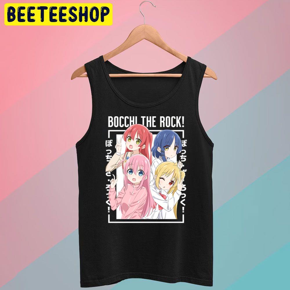 Hitori Gotoh Kita Ikuyo Nijika Ijichi Ryо̄ Yamada Bocchi The Rock! Trending Unisex T-Shirt Hitori Gotoh Kita Ikuyo Nijika Ijichi Ryо̄ Yamada Bocchi The Rock! Trending Unisex T-Shirt